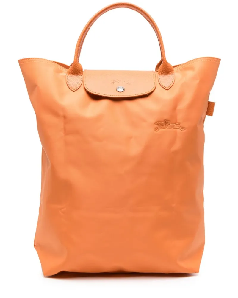 Longchamp Mittelgroße Le Pliage Green Reisetasche - Orange Orange