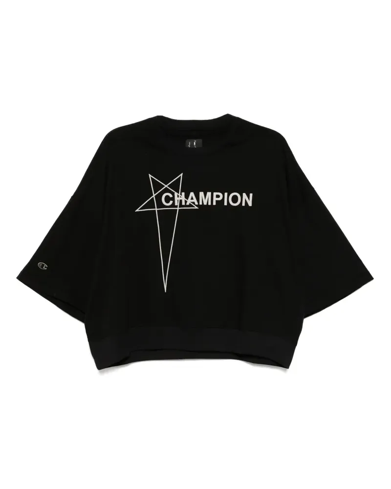 Rick Owens Tommy T-Shirt - Schwarz Schwarz