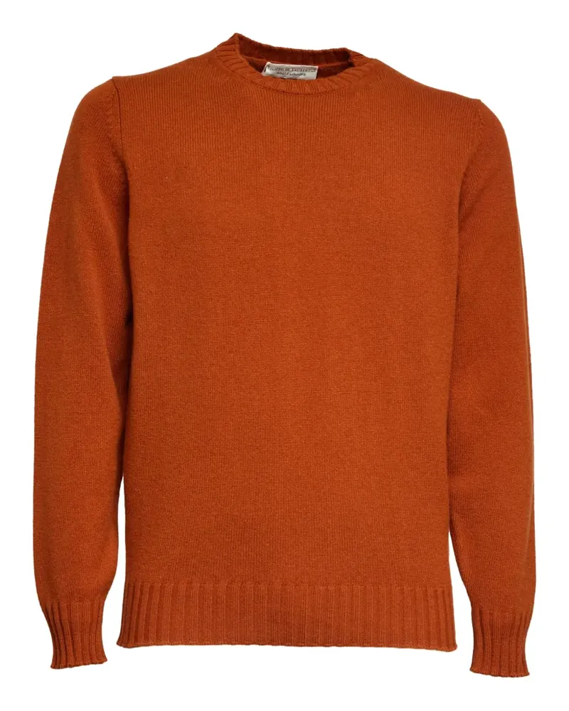 Filippo de Laurentiis crew-neck long-sleeve sweater - Orange Orange