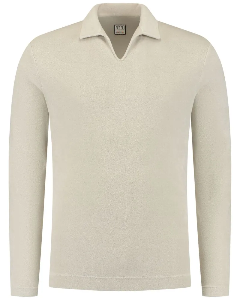 Fedeli Gestricktes Poloshirt - Nude Nude