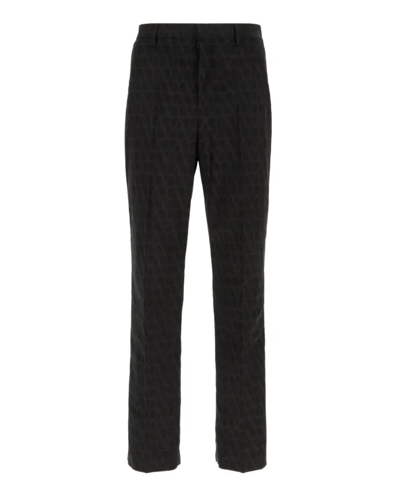Valentino Garavani patterned trousers - Schwarz Schwarz
