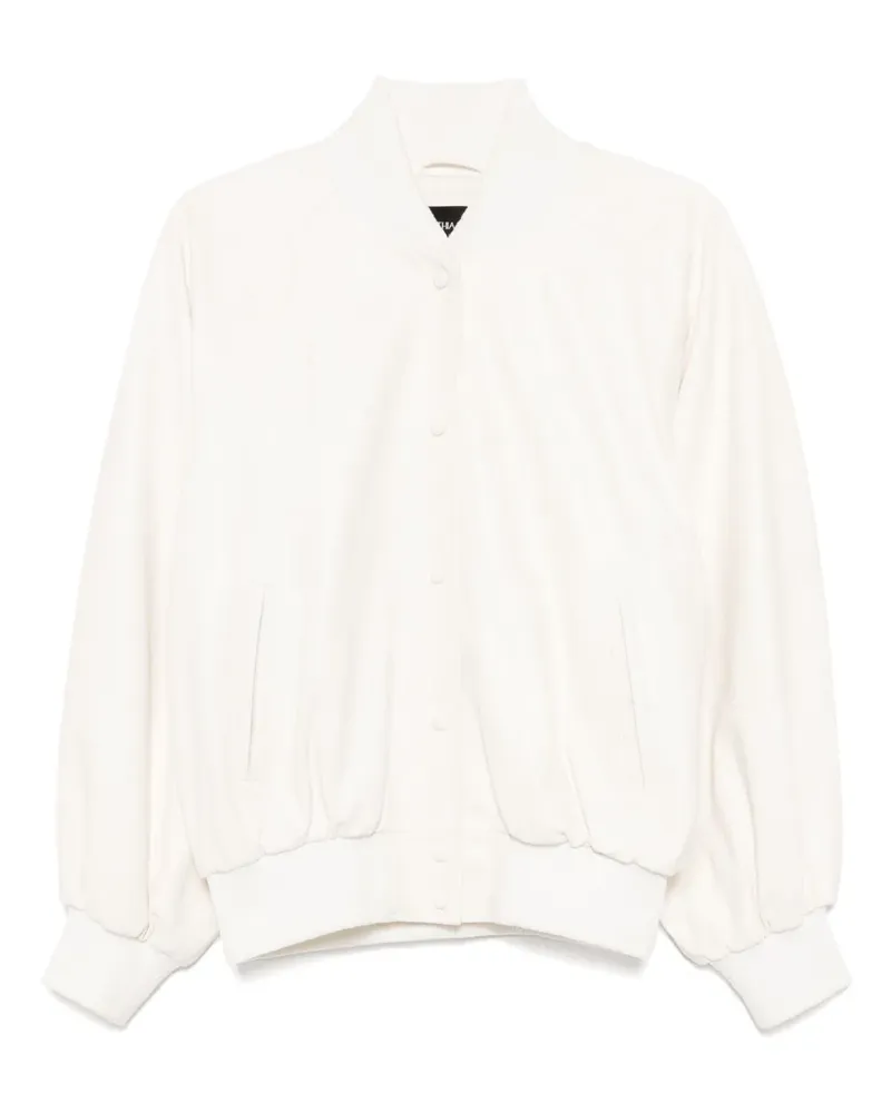 Cynthia Rowley Downtown Bomberjacke aus Leder - Nude Nude