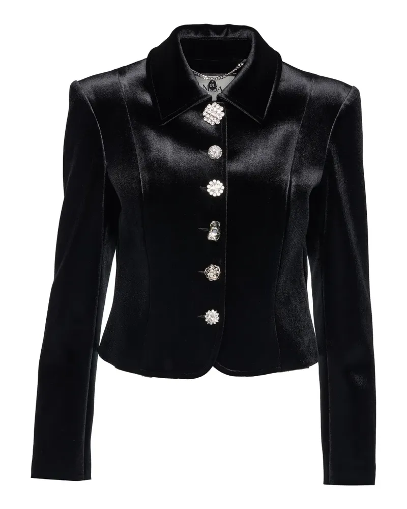NISSA Jacke mit Schmuckknöpfen - Schwarz Schwarz