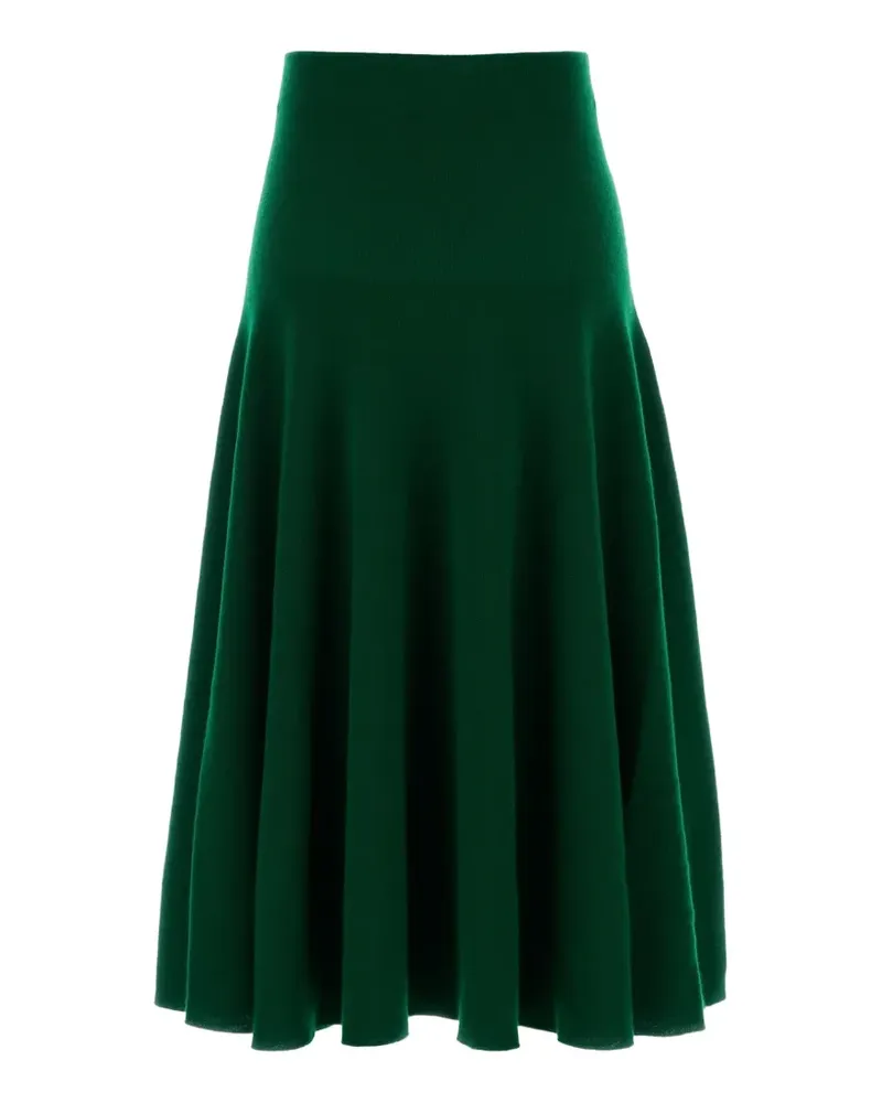 Tom Ford flared cashmere midi skirt - Grün Grün
