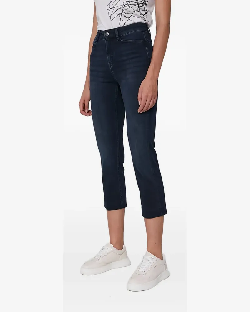 Drykorn Cropped-Jeans mit Umschlag - Blau Blau