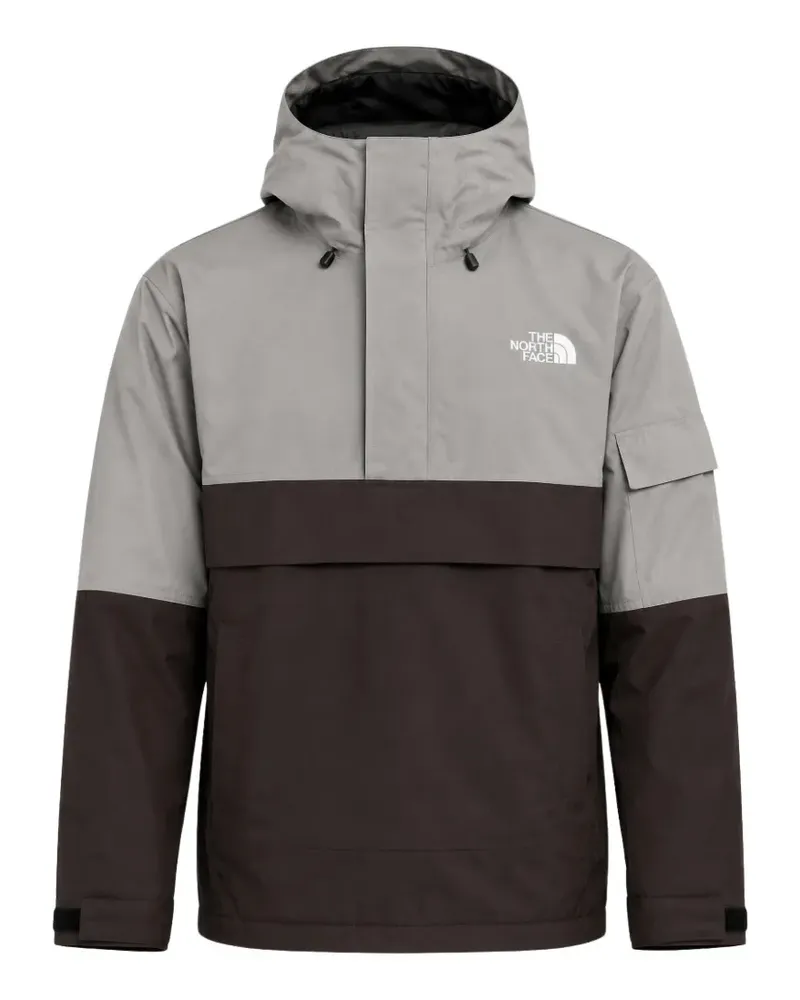 The North Face Evryday Anorak colour-block hooded jacket - Grau Grau