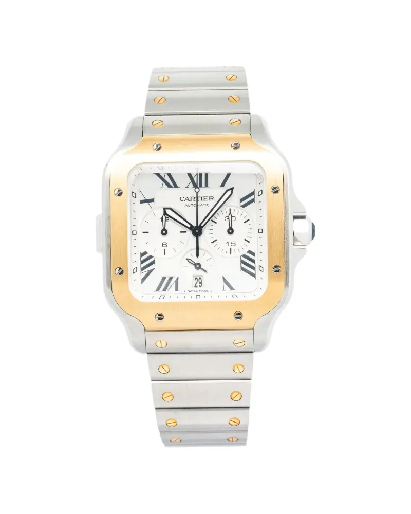 Cartier Santos Chronograph 45mm - Silber Silber