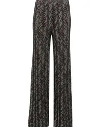 Missoni Hose mit Zickzack-Webmuster Schwarz