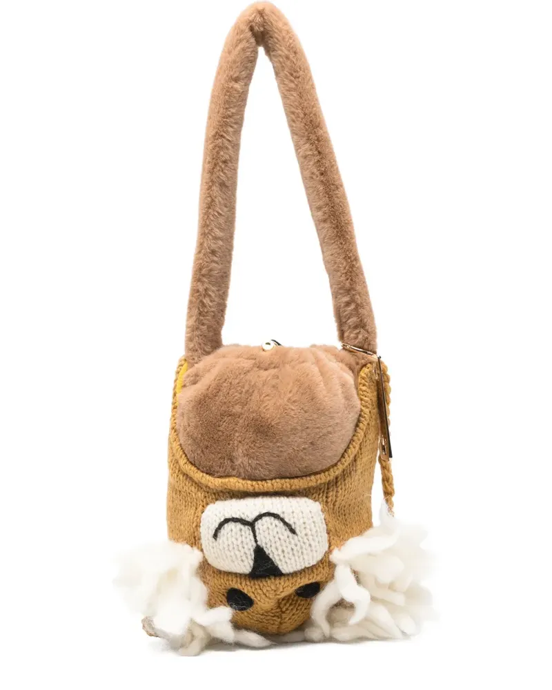 La Milanesa Vicky Leone shouder bag - Braun Braun