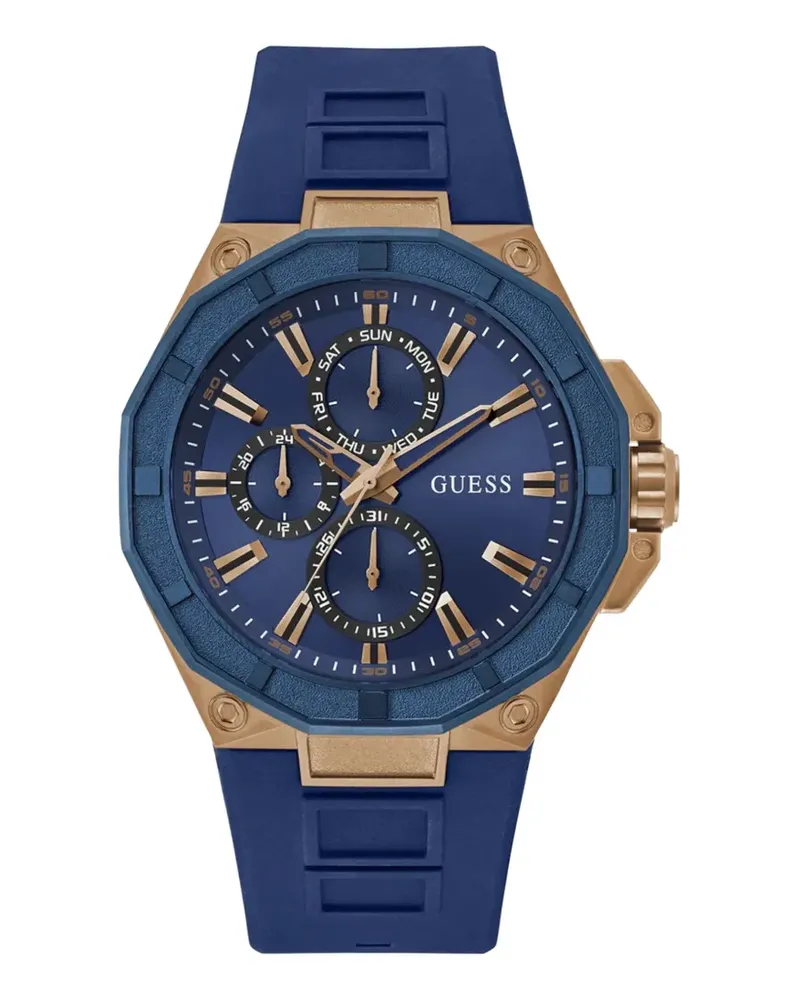Guess two-tone case 46mm watch - Blau Blau