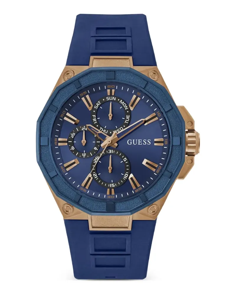 Guess two-tone case 46mm watch - Blau Blau