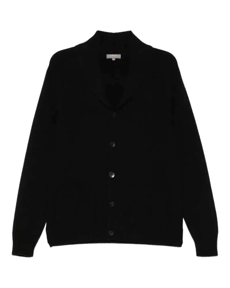 N.Peal Casino Royale Cardigan - Schwarz Schwarz