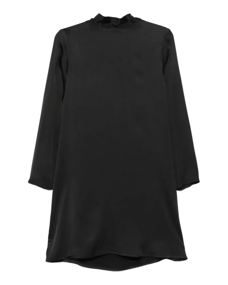 Dixie Minikleid mit Puffärmeln - Schwarz Schwarz