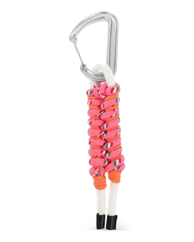 Dsquared2 braided carabiner keyring - Rosa Rosa