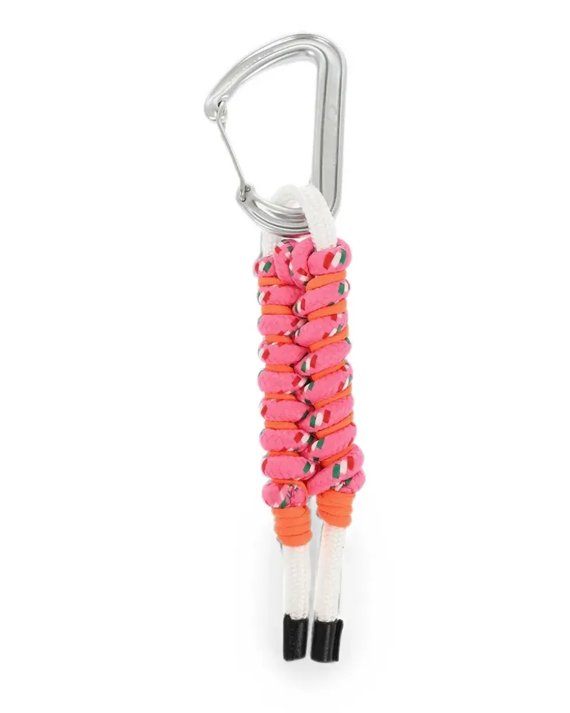 Dsquared2 braided carabiner keyring - Rosa Rosa