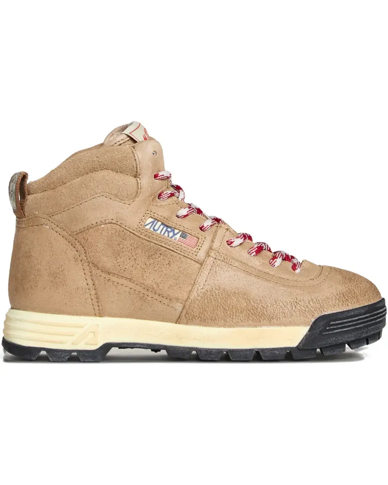 AUTRY Malga leather boots - Braun Braun