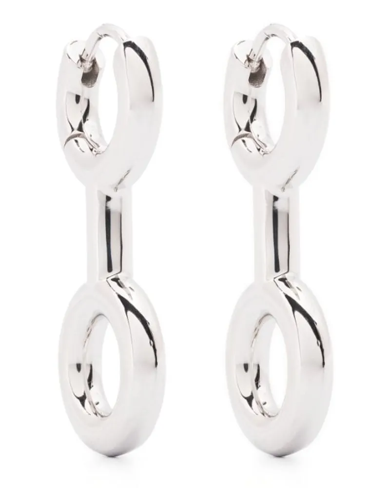 Charlotte Chesnais Binary Chain Creolen - Silber Silber