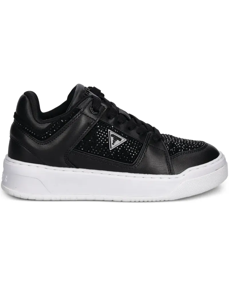 Guess Sneakers mit Kristallen - Schwarz Schwarz