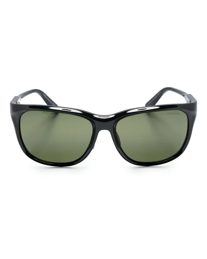 Moncler x FRGMNT Sonnenbrille im Biker-Look - Schwarz Schwarz