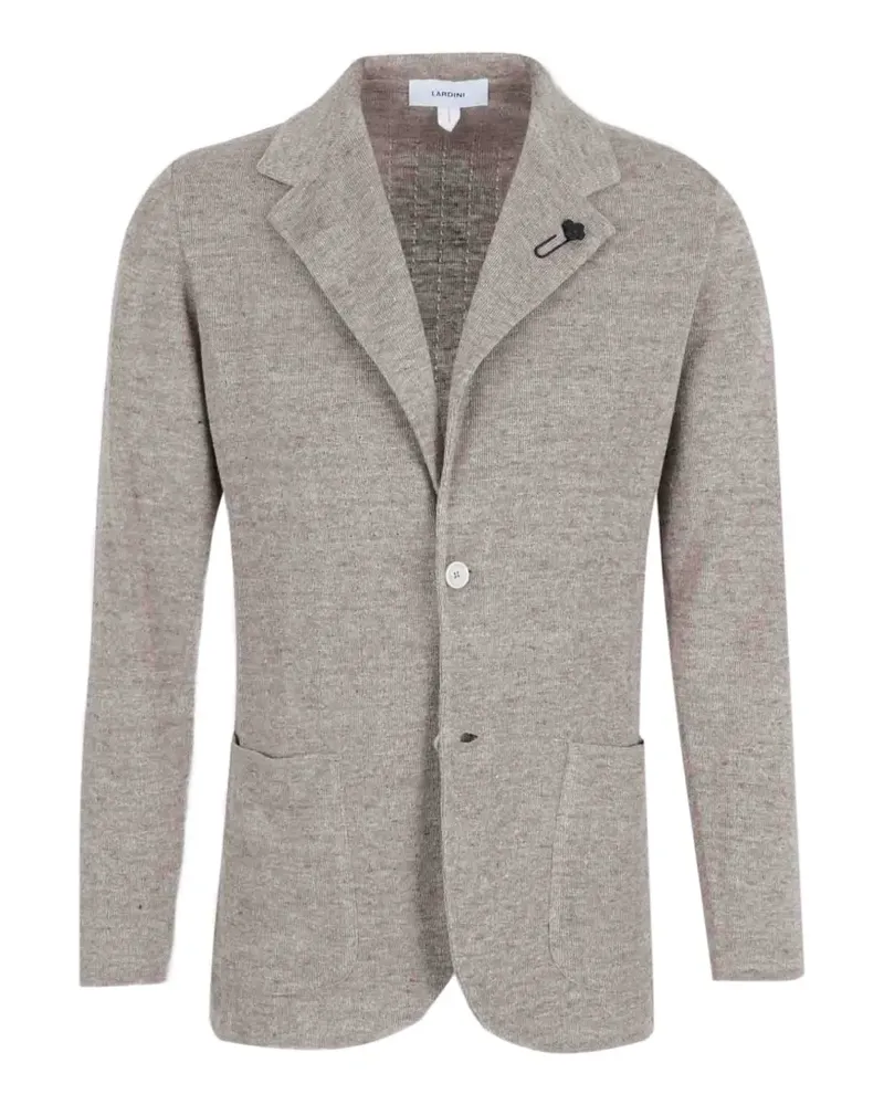 LARDINI single-breasted blazer - Nude Nude