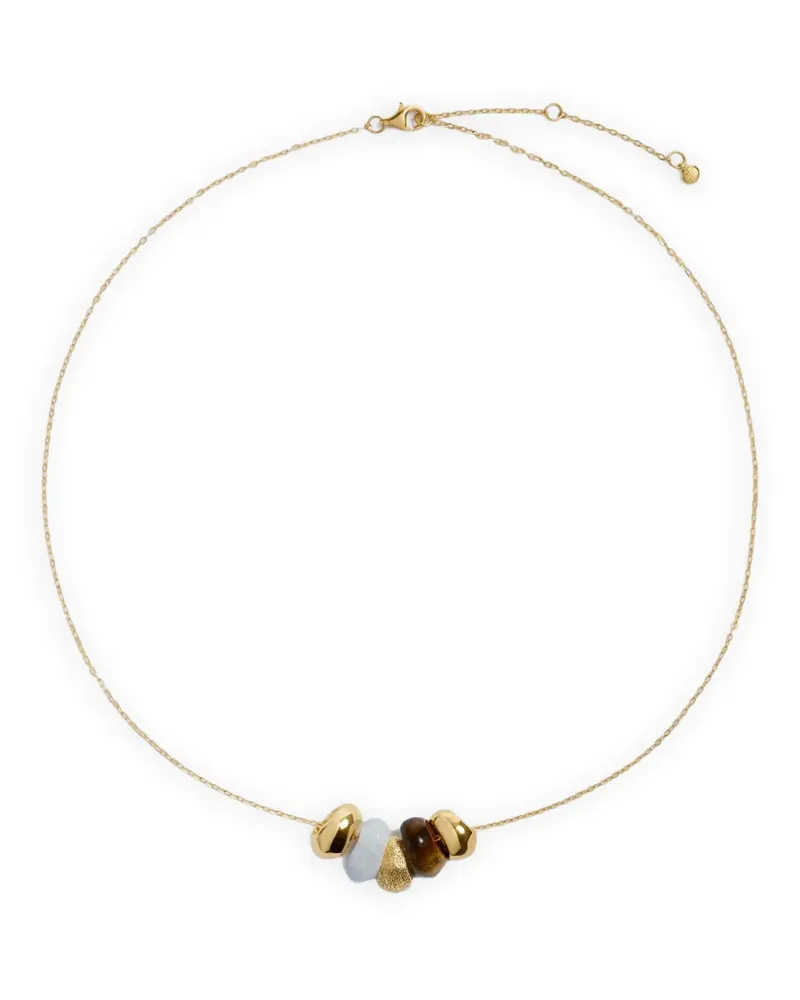 Monica Vinader Antica Halskette mit Perlen - Gold Gold