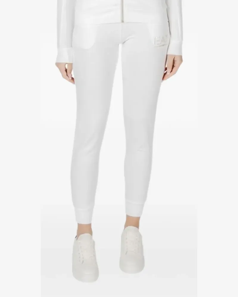 EA7 Jogginganzug mit Strass-Logo - Nude Nude