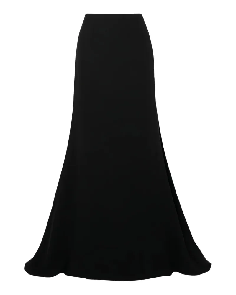 Valentino Garavani silk-cady maxi skirt - Schwarz Schwarz
