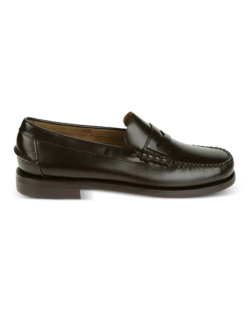 Sebago whipstitch-trim penny loafers - Braun Braun
