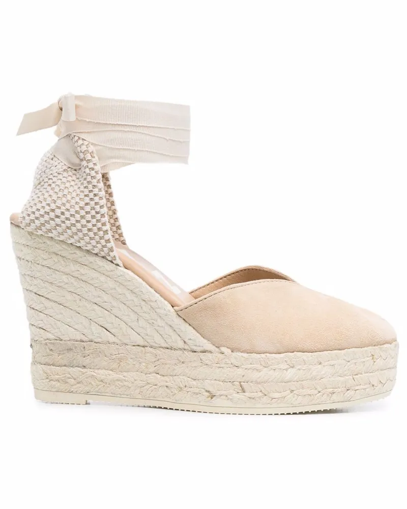 Manebí Hamptons Wedge-Espadrilles - Nude Nude