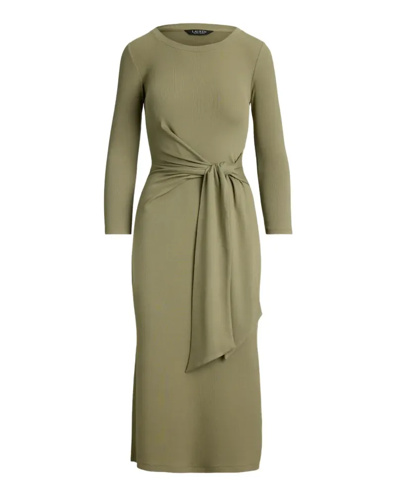 Ralph Lauren belted Georgette surplice midi dress - Grün Grün