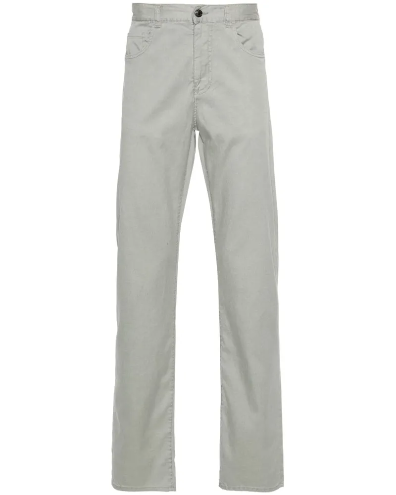 Canali Chino mit lockerem Schnitt - Grün Grün