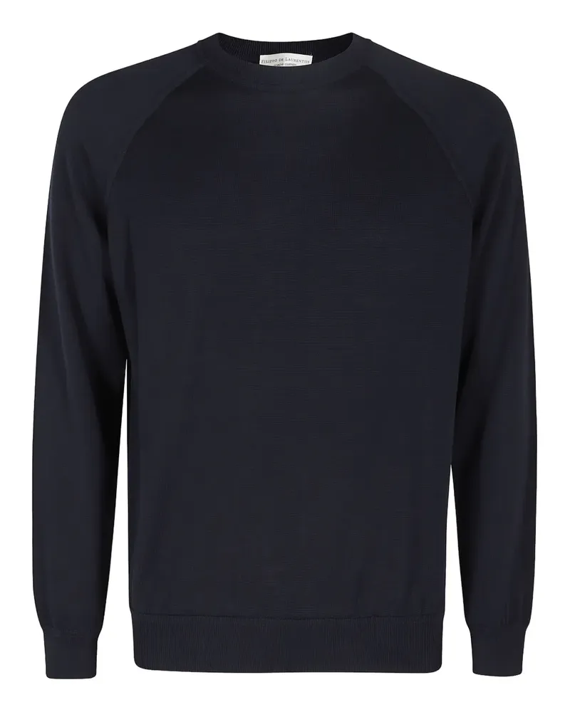Filippo de Laurentiis Pullover mit Raglanärmeln - Blau Blau