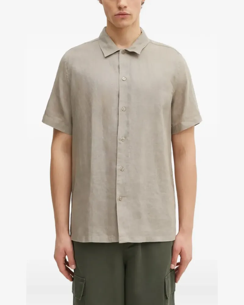 Samsøe & Samsøe short-sleeve buttoned shirt - Nude Nude