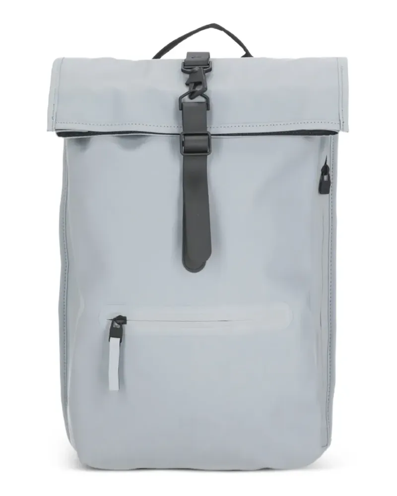 RAINS Rolltop buckle backpack - Blau Blau