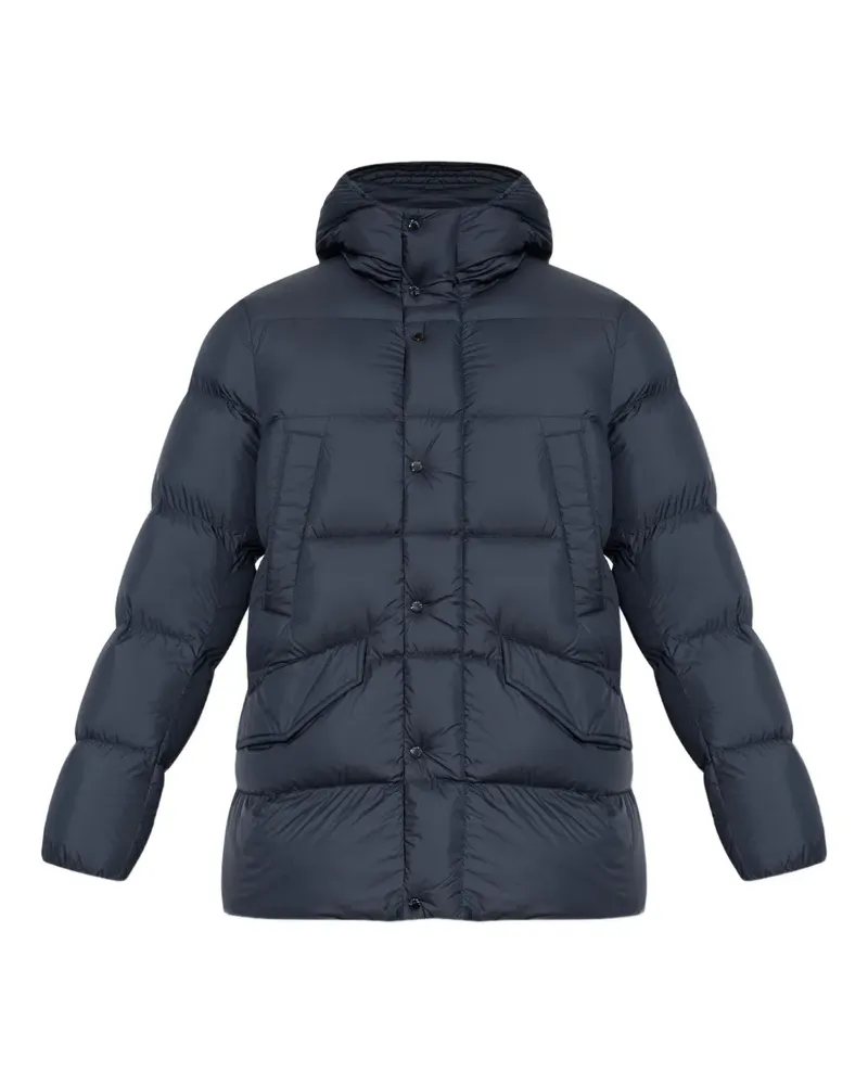 Woolrich Gefütterte Kapuzenjacke - Blau Blau
