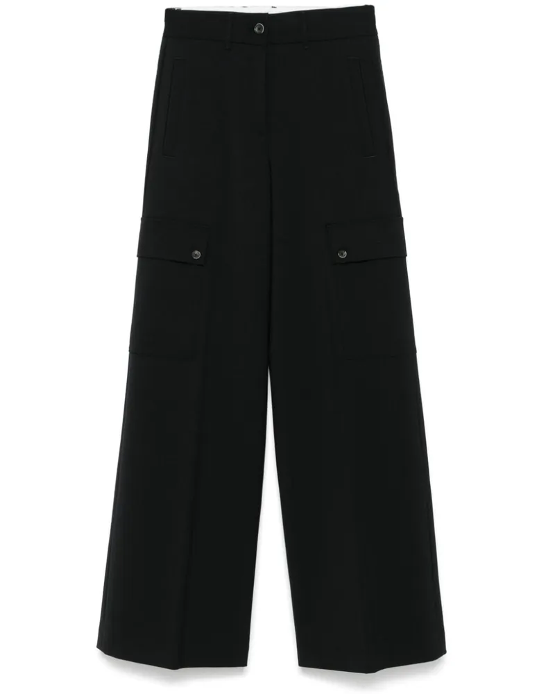 nine:inthe:morning Violetta Cargohose - Schwarz Schwarz