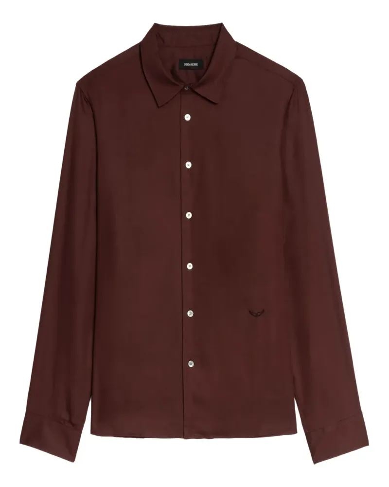 Zadig & Voltaire Hemd mit Stickerei - Rot Rot