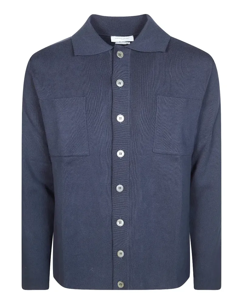 Daniele Fiesoli Hemd mit Tasche - Blau Blau