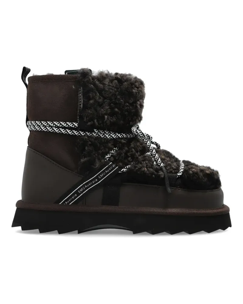 EMU Blurred Teddy Schneestiefel - Braun Braun