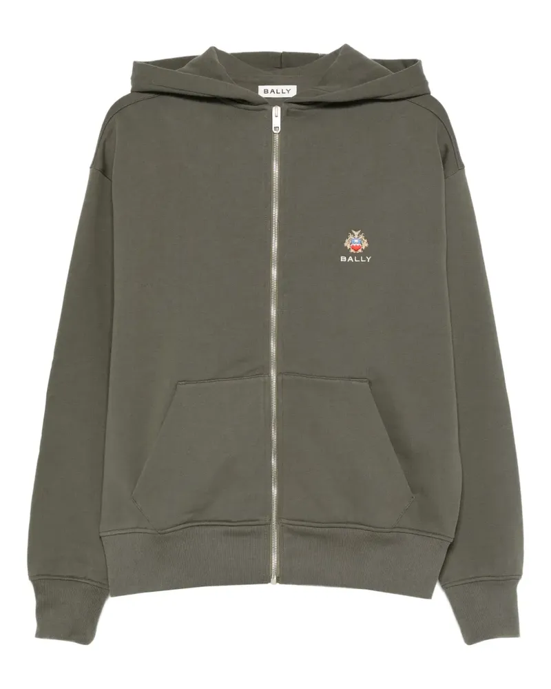 Bally Kapuzenjacke mit Reißverschluss - Grün Grün