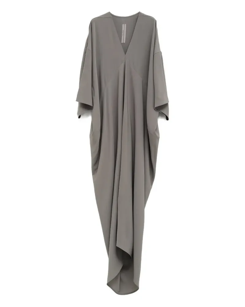 Rick Owens V-neck maxi dress - Grau Grau