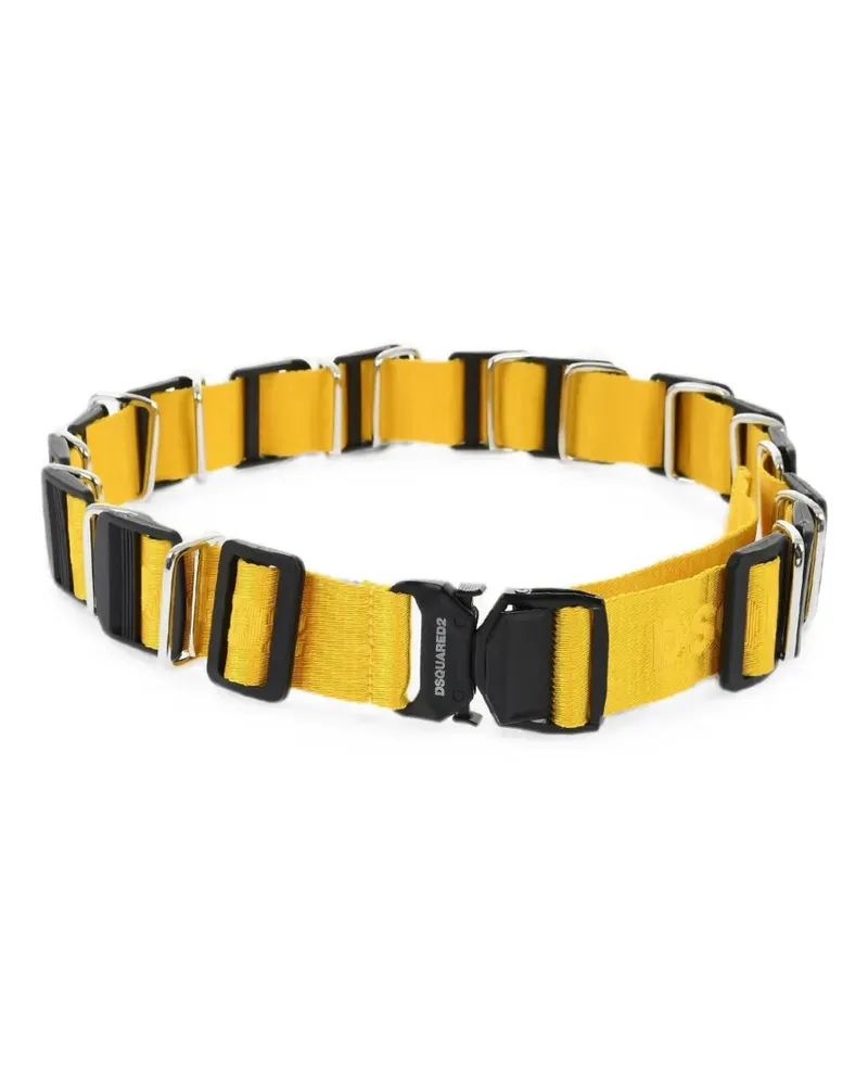 Dsquared2 logo-detail buckle belt - Gelb Gelb