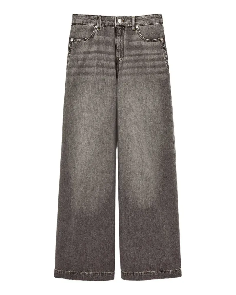 ba&sh Yusc wide-leg trousers - Grau Grau