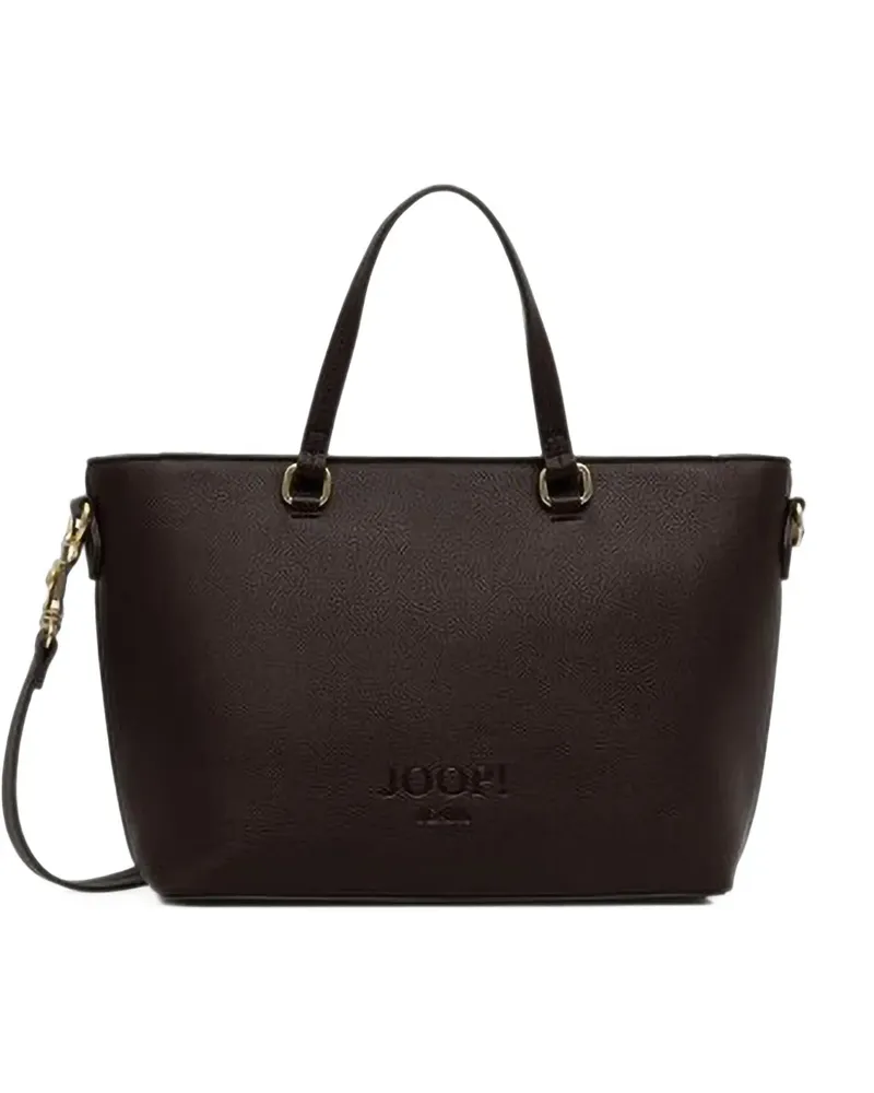 JOOP! Cuore Lettera Ketty logo-embossed tote bag - Braun Braun