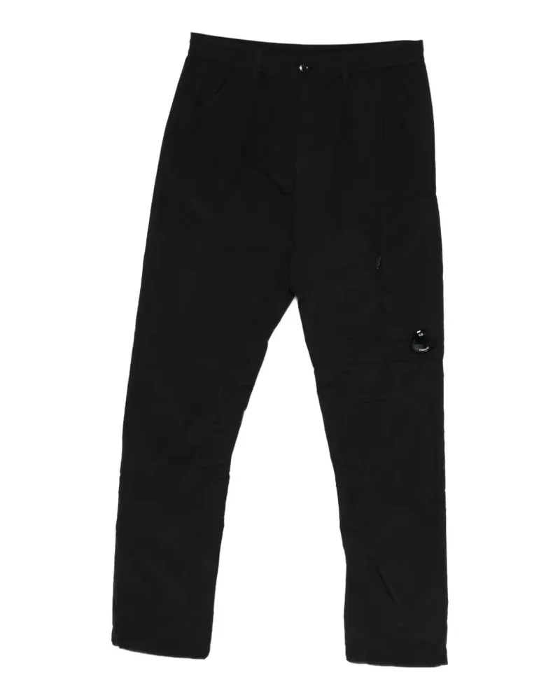C.P. Company Hose mit Logo-Patch - Schwarz Schwarz
