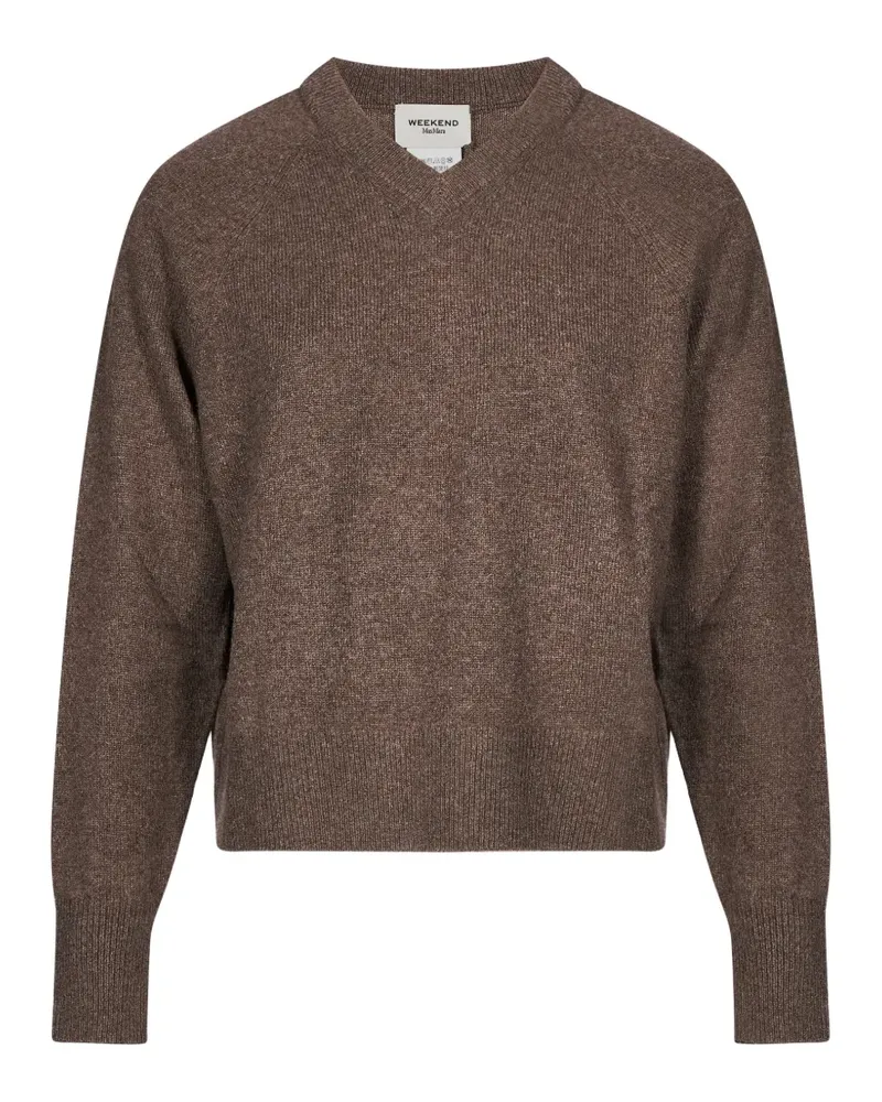 Max Mara Pullover mit Raglanärmeln - Braun Braun