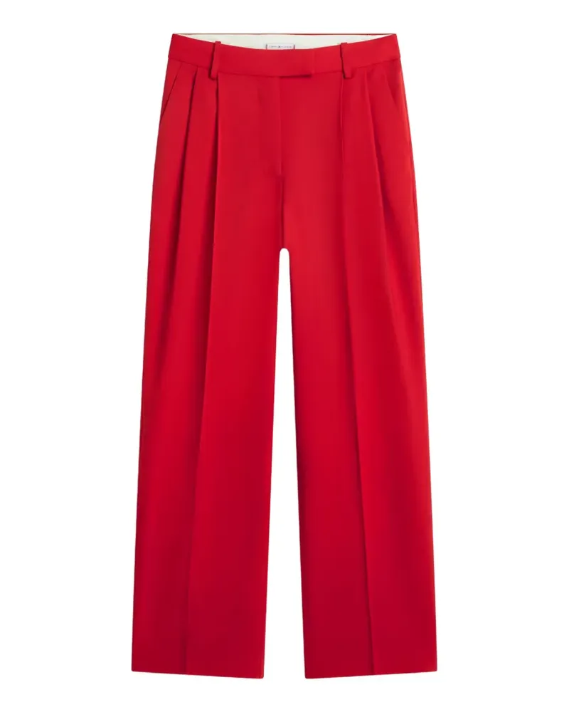 Tommy Hilfiger pleated trousers - Rot Rot