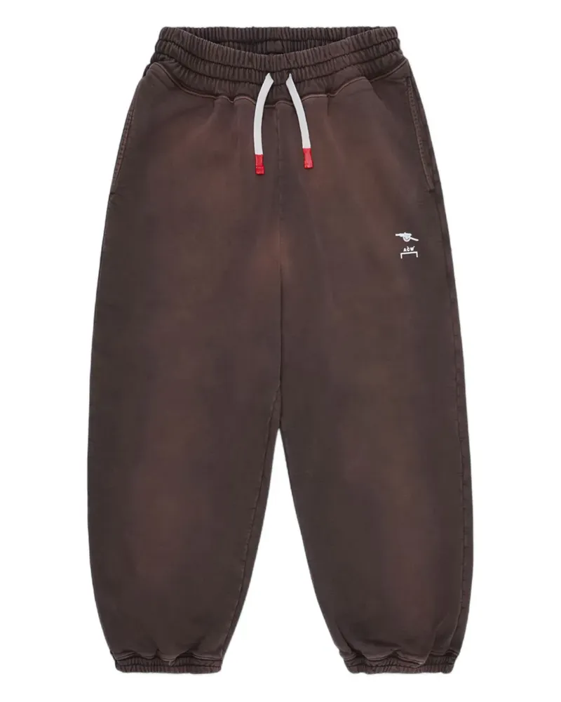 ACW* Jogginghose mit Logo-Motiv - Braun Braun