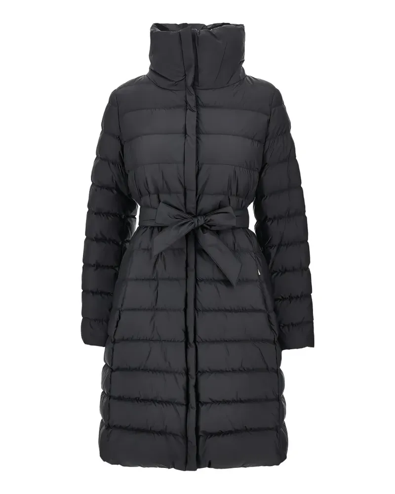Max Mara Gesteppter Mantel mit Gürtel - Schwarz Schwarz