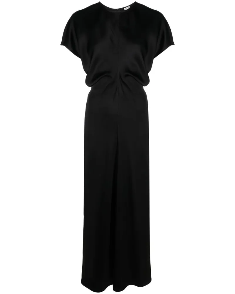Totême Slouch Waist Maxikleid - Schwarz Schwarz